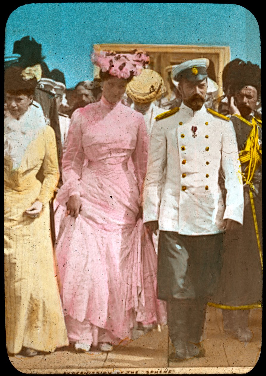 II. Miklós orosz cár és Alexandra cárnő, c1894-c1917 alkotó: Unbekannt