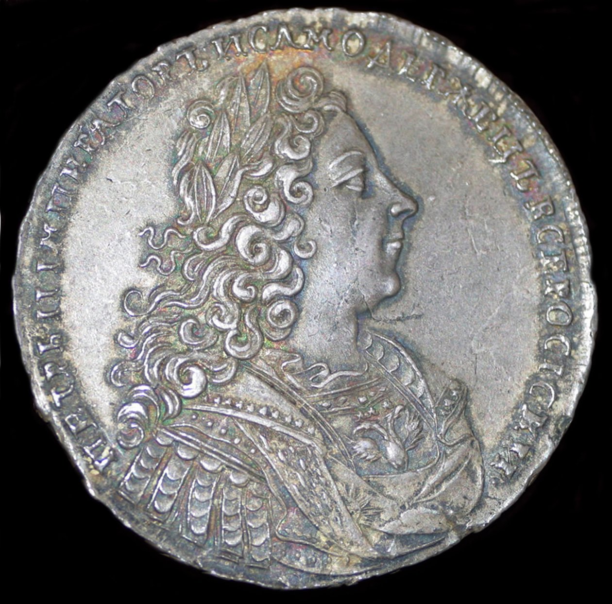 Péter orosz cár. 1728, 1728 ezüst rubel alkotó: Unbekannt