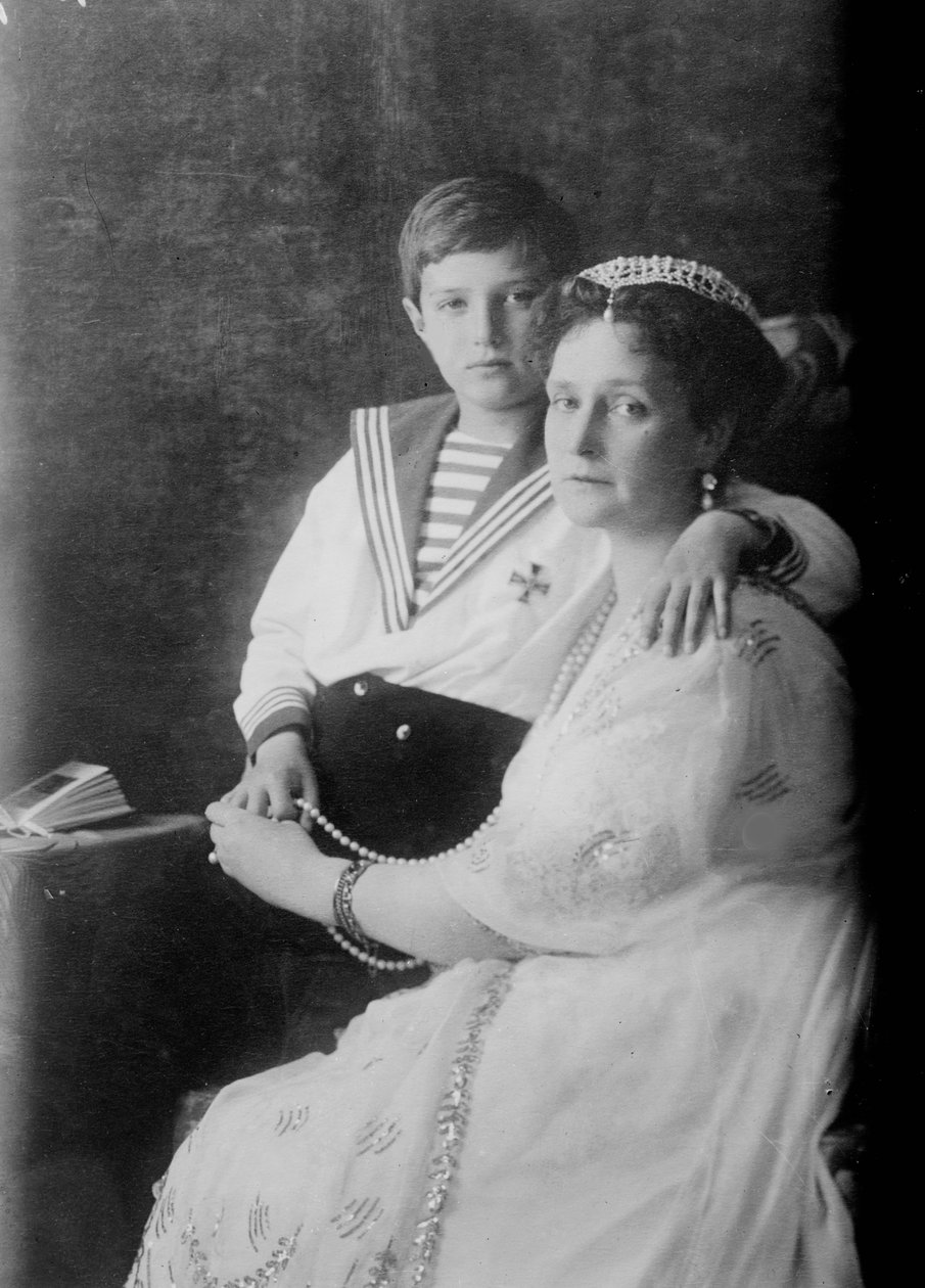 Alekszej orosz cár és Alexandra cárnő, c1910. alkotó: Unbekannt