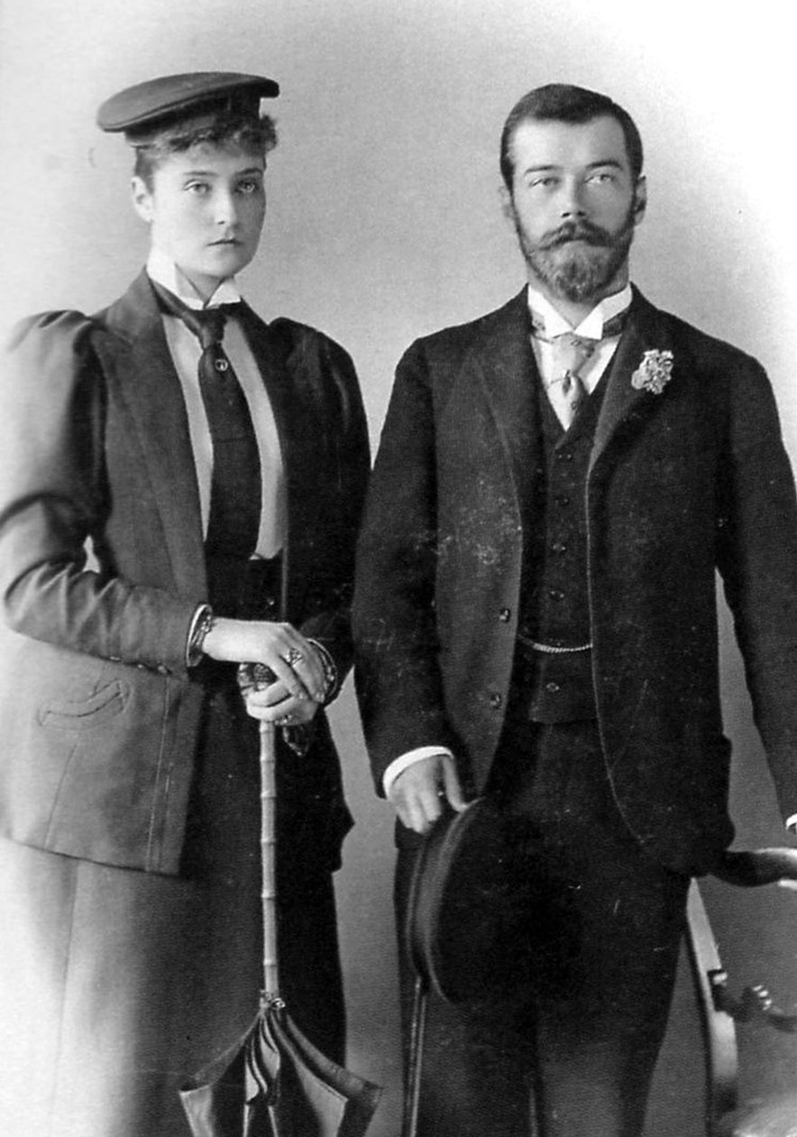 Tsarevics Miklós Alekszandrovics orosz és Alix hesseni hercegnő, London, 1894 alkotó: Unbekannt