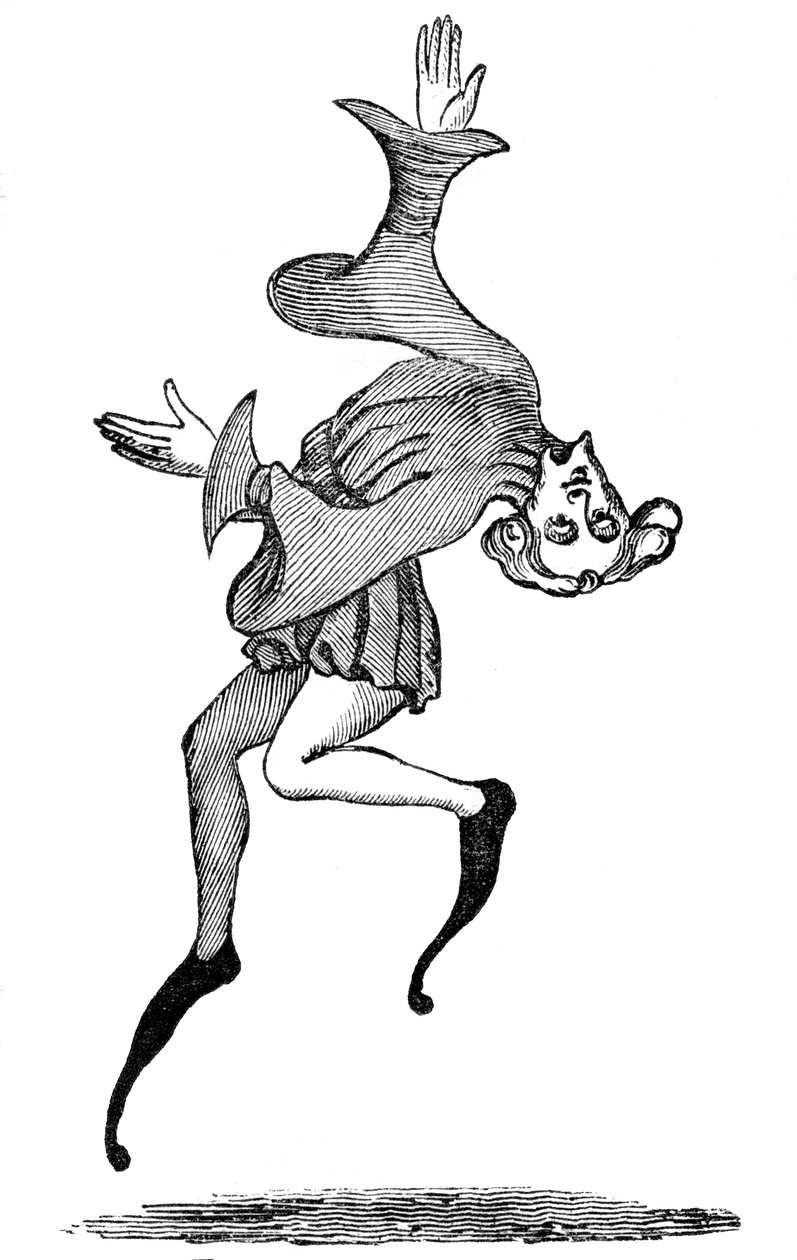 Zuhanó, 14. század, 1833 alkotó: Unbekannt