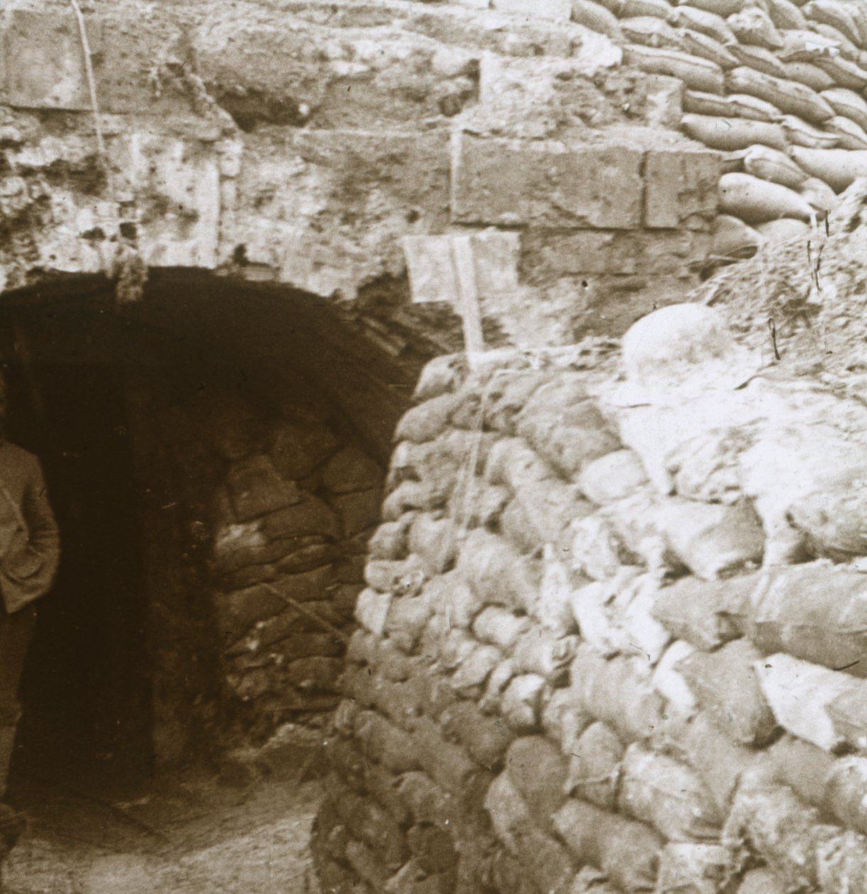 Tunnel, Mt Helmet, Franciaország, 1914-c1918 alkotó: Unbekannt