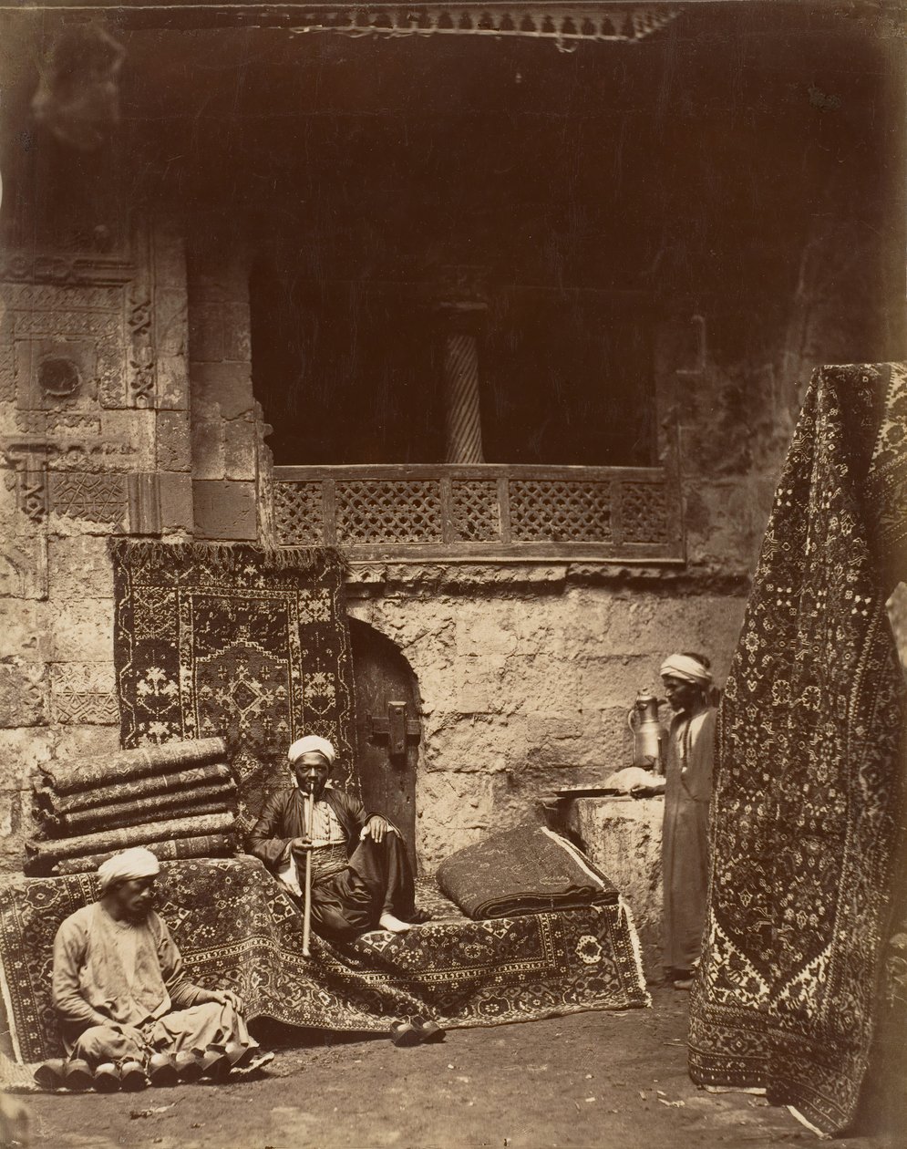 Török Szőnyeg Bazár, Kairó, kb. 1880. alkotó: Unbekannt