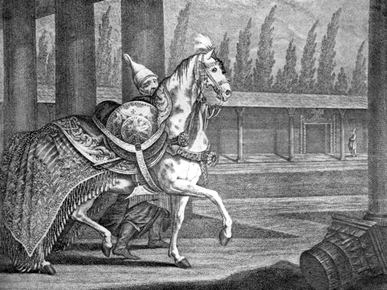 Török szultánok arab lova, 1722 1938 alkotó: Unbekannt