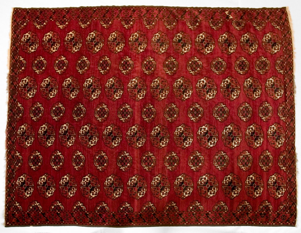 Türkmén főszőnyeg, 1870-es évek. alkotó: Unbekannt
