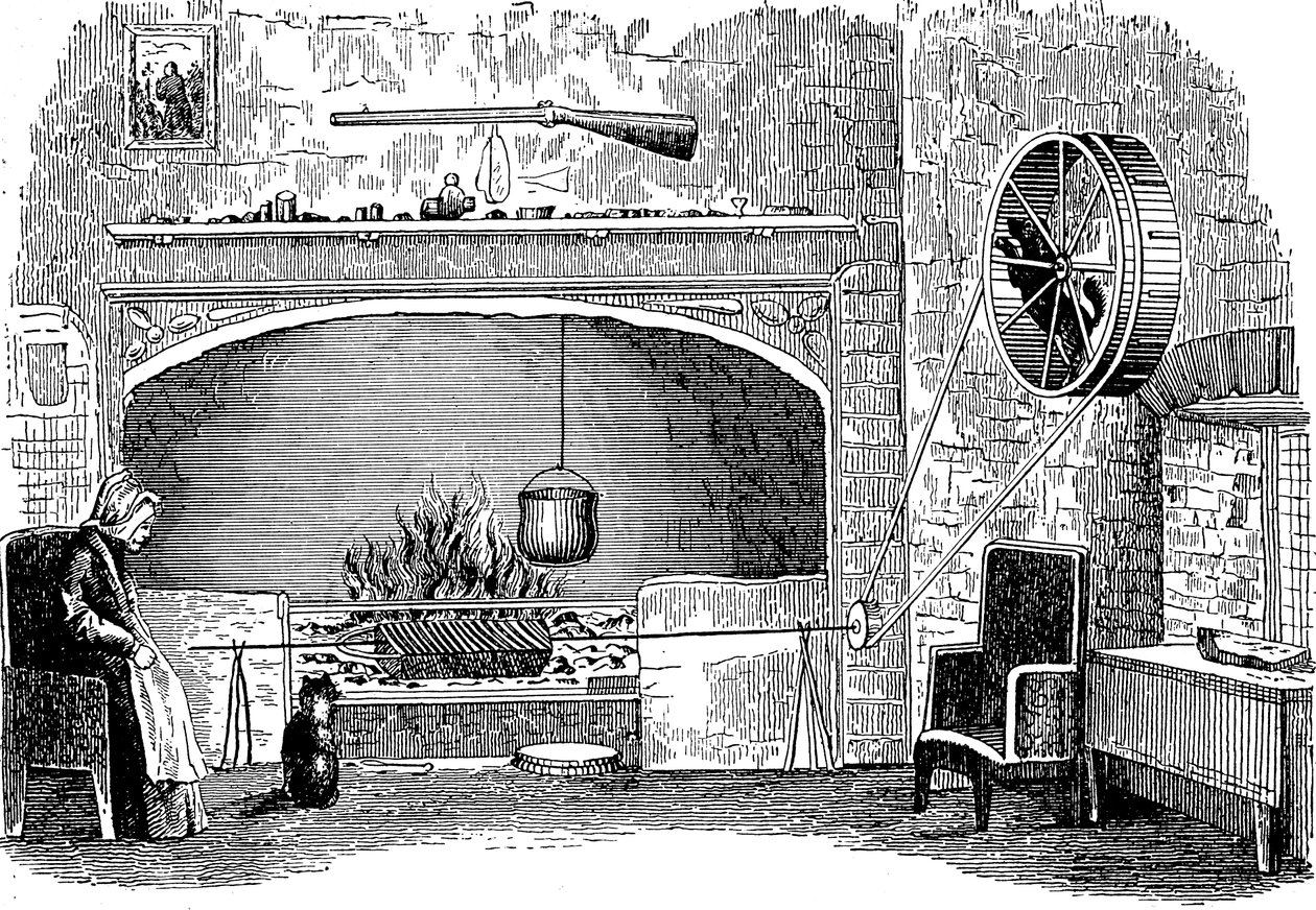 Köpött kutya munka közben, c1880 alkotó: Unbekannt