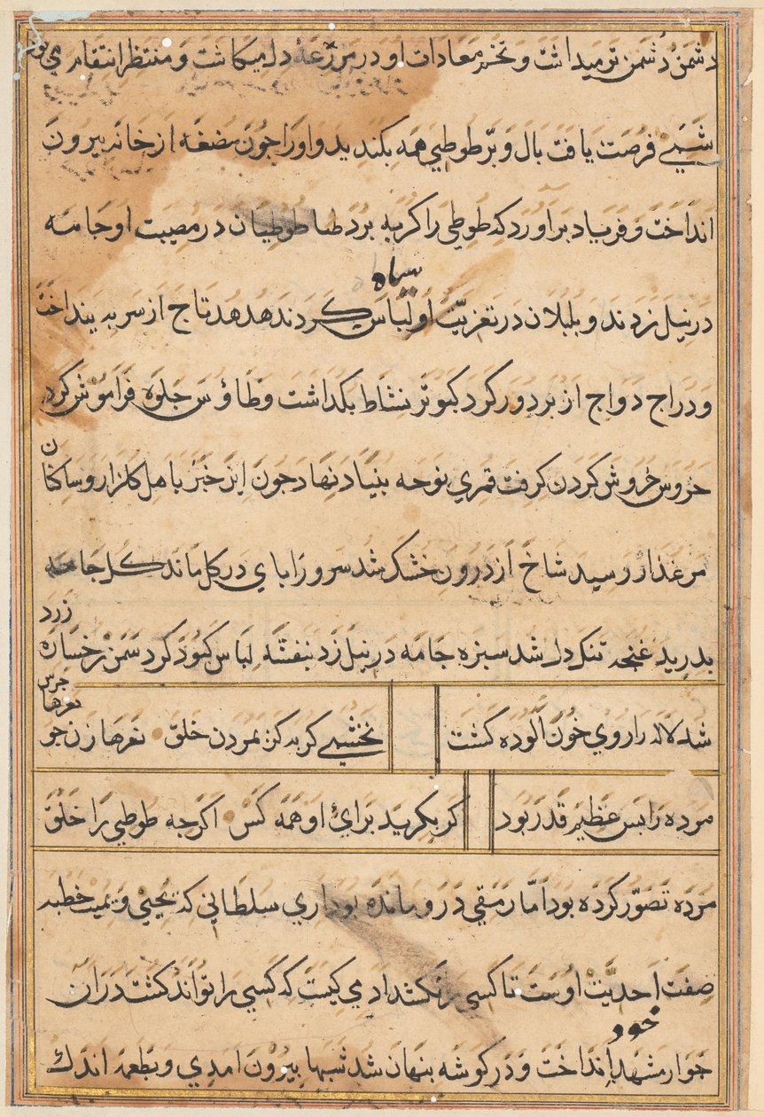 Tuti-Nama Mesék egy papagájról, c. 1560. alkotó: Unbekannt