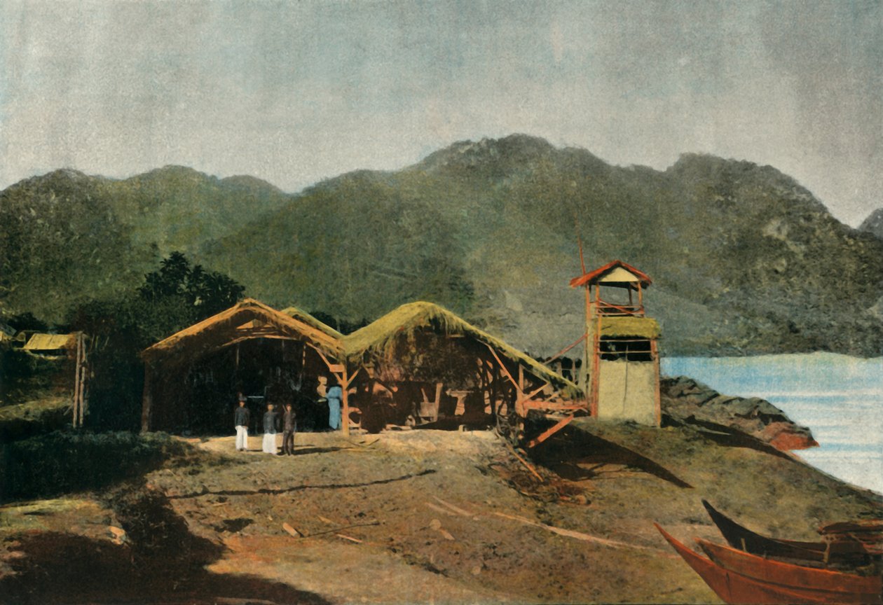 Tuyen-Quan – Optikai posta, Tuyen Quan – Kilátó, 1900. alkotó: Unbekannt