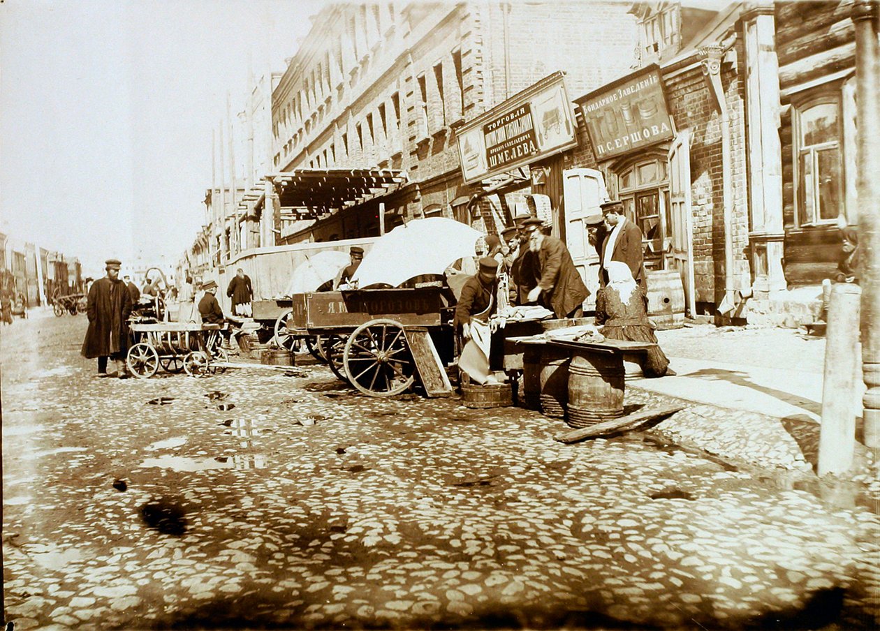 Tverszkaja-Jamszkaja utca, Moszkva, Oroszország, 1911 alkotó: Unbekannt