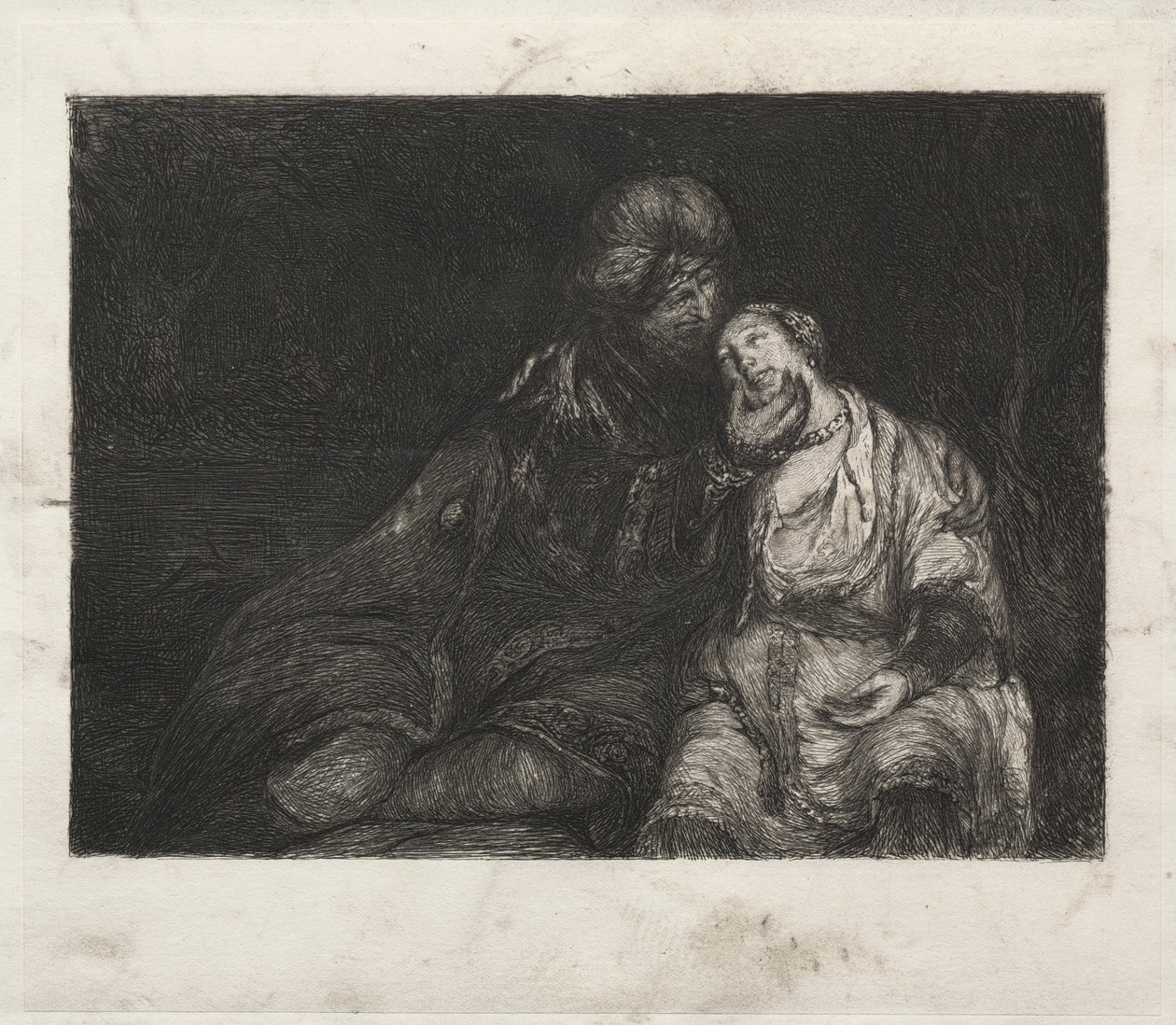 Két figura, 1800-as évek. alkotó: Unbekannt