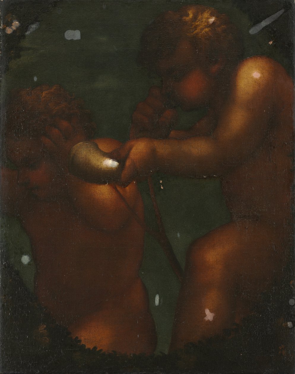 Két putti, 1700-as évek. alkotó: Unbekannt