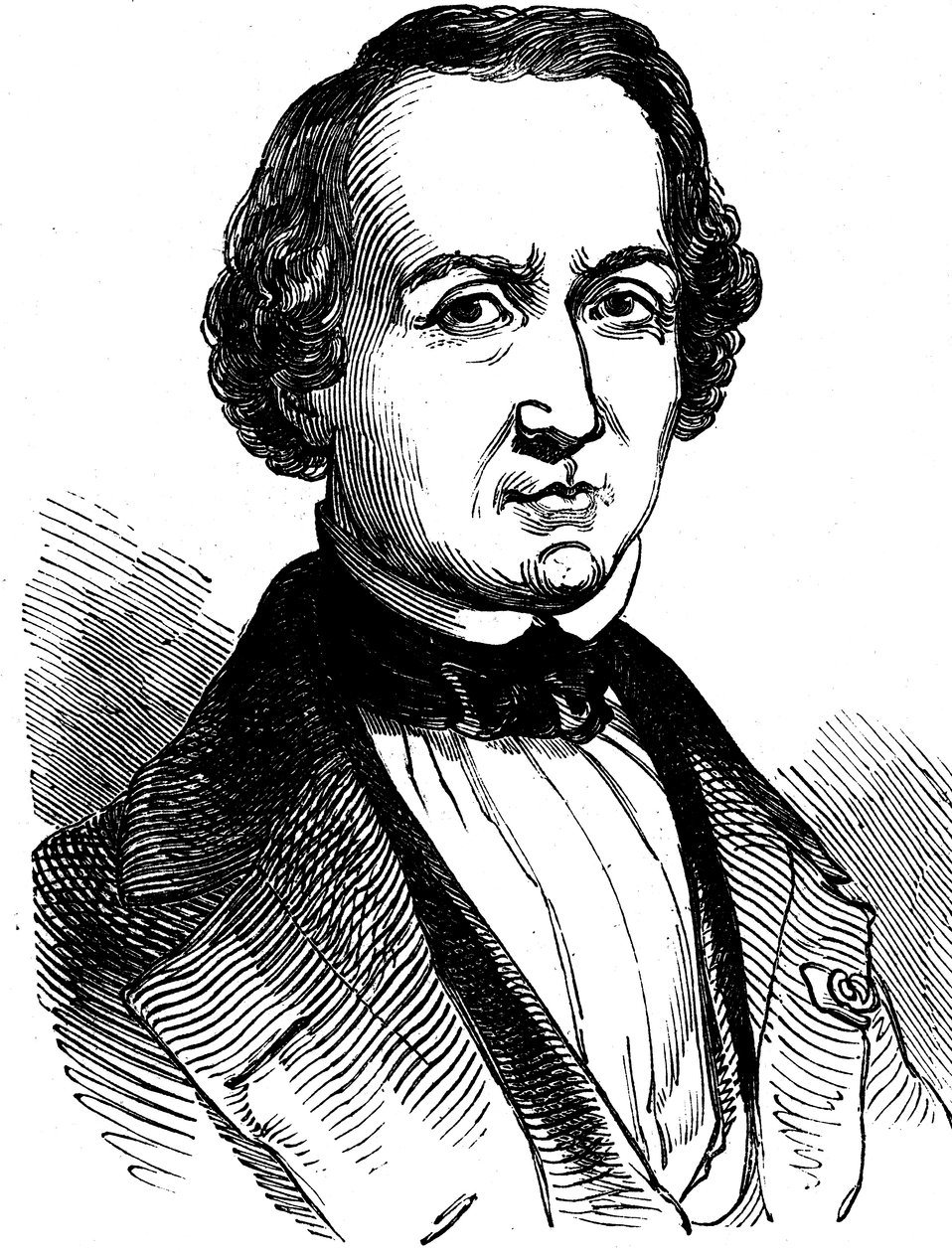 UJJ Leverrier francia csillagász, aki 1846-ban kiszámította a Neptunusz bolygó helyzetét 1847 alkotó: Unbekannt