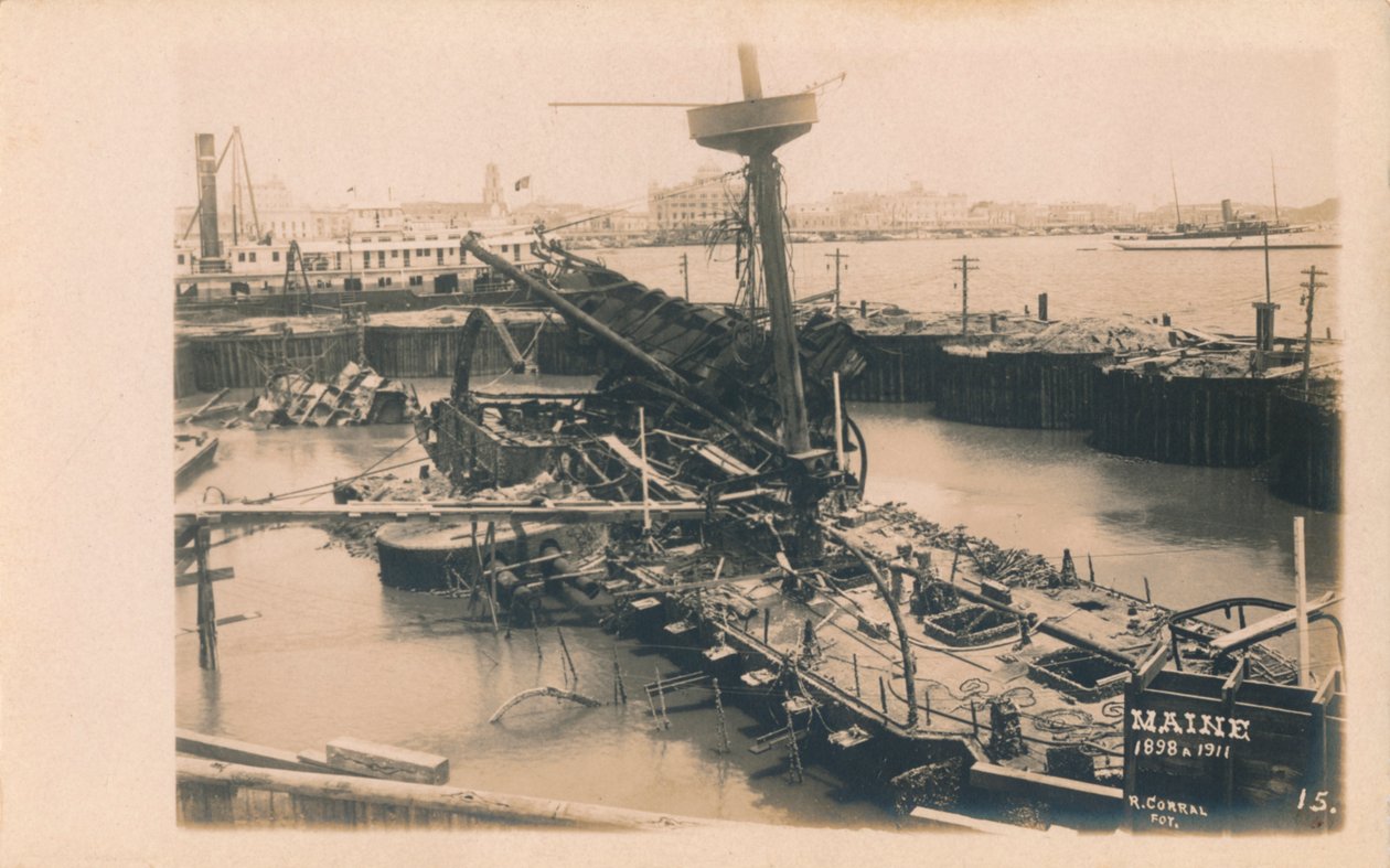 USS Maine, 1911 alkotó: Unbekannt