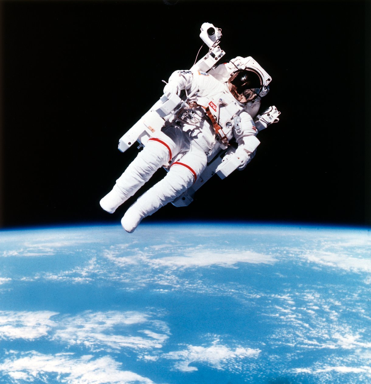 Bruce McCandless amerikai űrhajós űrséta, 1984 alkotó: Unbekannt