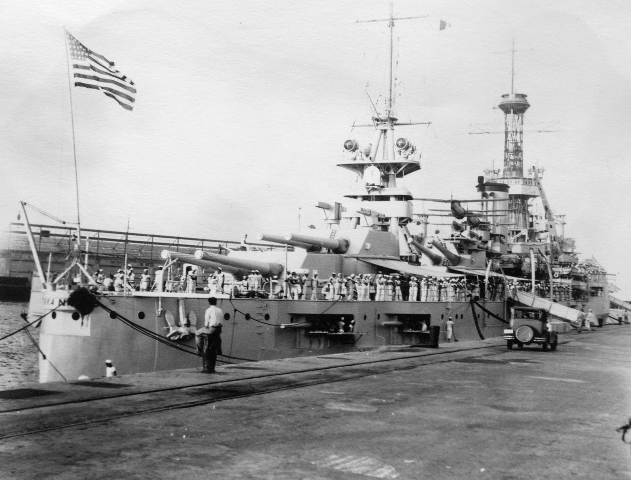 Amerikai haditengerészet hadihajói, Navy yard, Balboa, Panama, 1931 alkotó: Unbekannt