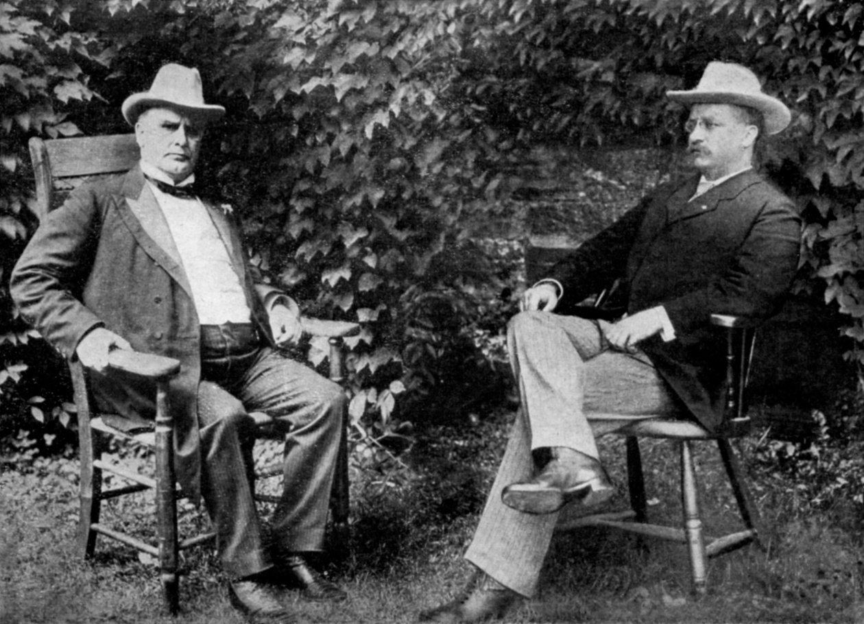 William McKinley amerikai elnök és Theodore Roosevelt alelnök, 1899 1951 alkotó: Unbekannt