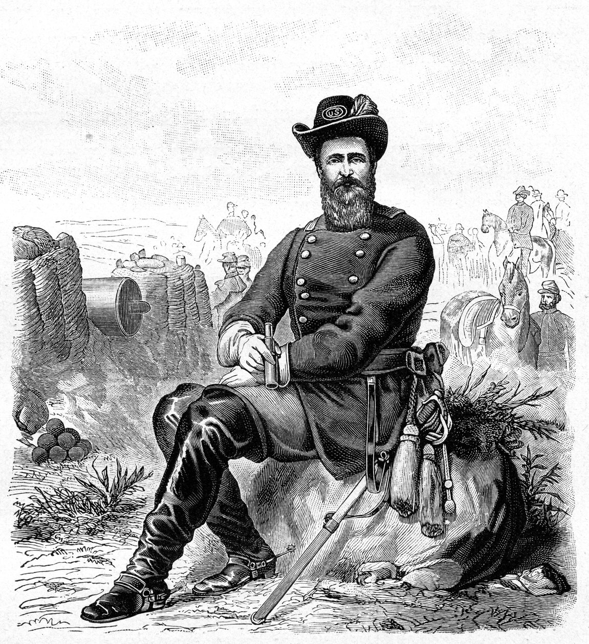 Ulysses S Grant, 19. századi amerikai katona és államférfi, 1900 alkotó: Unbekannt