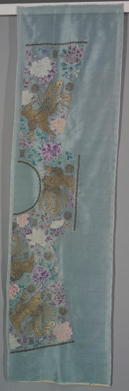 Vágatlan köntös: megfelelő bal első és hátsó panel, c. 1890-es évek. alkotó: Unbekannt