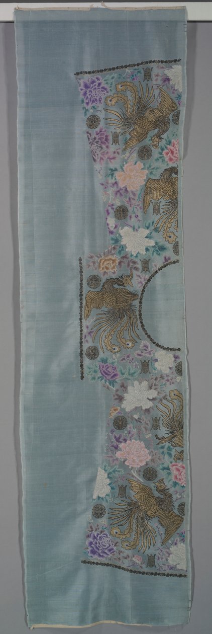 Vágatlan köntös: megfelelő jobb első és hátsó panel, c. 1890-es évek. alkotó: Unbekannt
