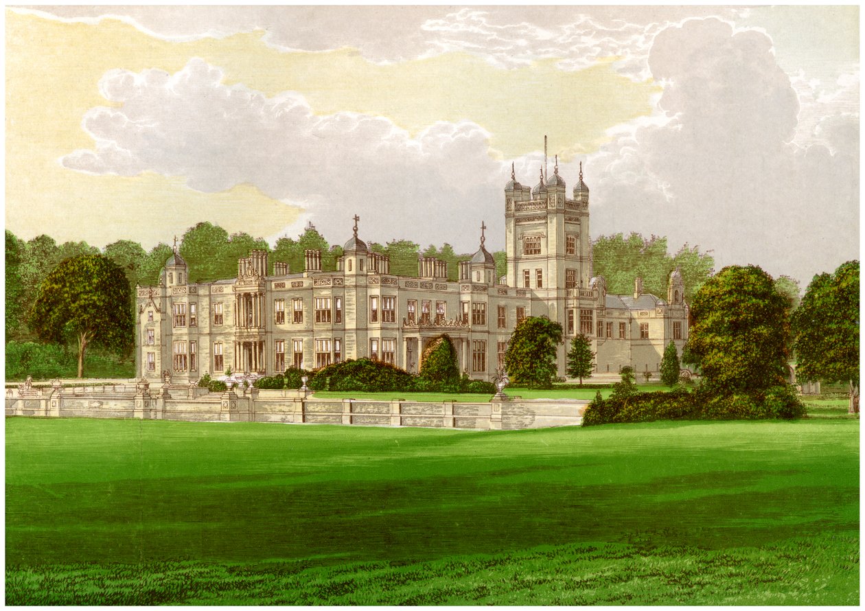 Underley Hall, Westmorland, Bective grófjának otthona, 1880 alkotó: Unbekannt