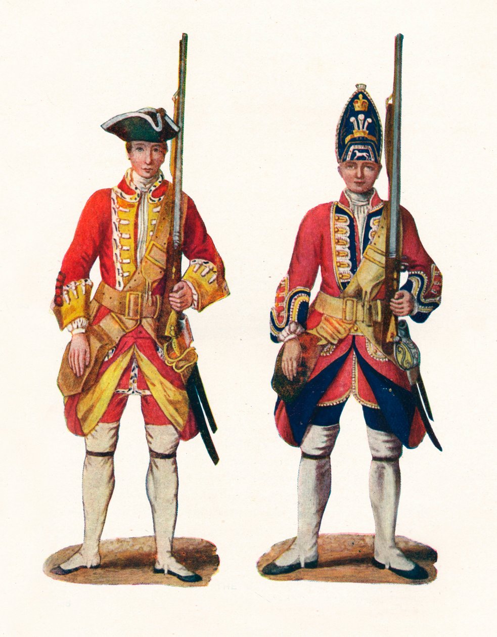 A brit hadsereg egyenruhája, 1742, 1904 alkotó: Unbekannt