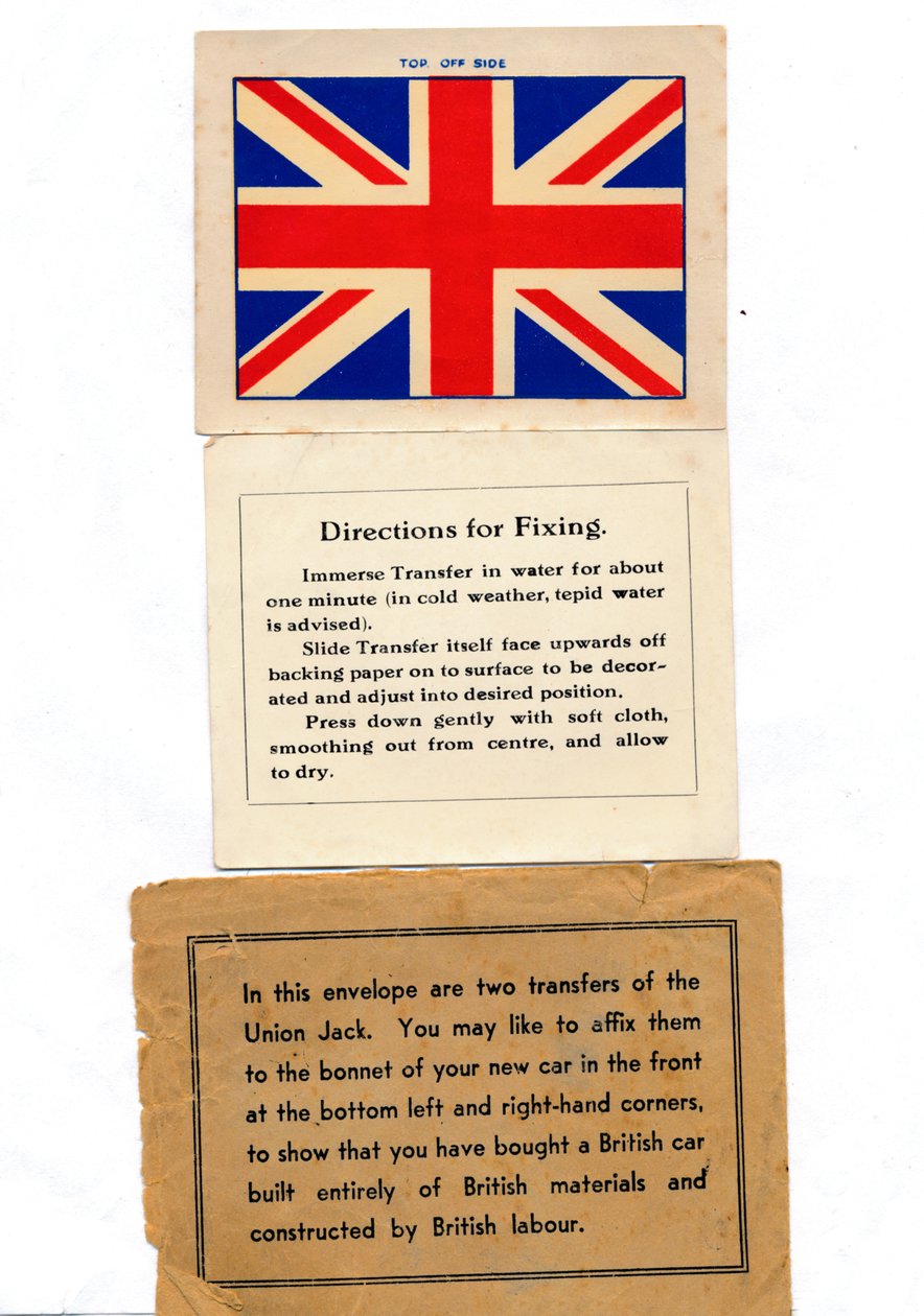Union Jack autótranszfer, 1960-as évek alkotó: Unbekannt