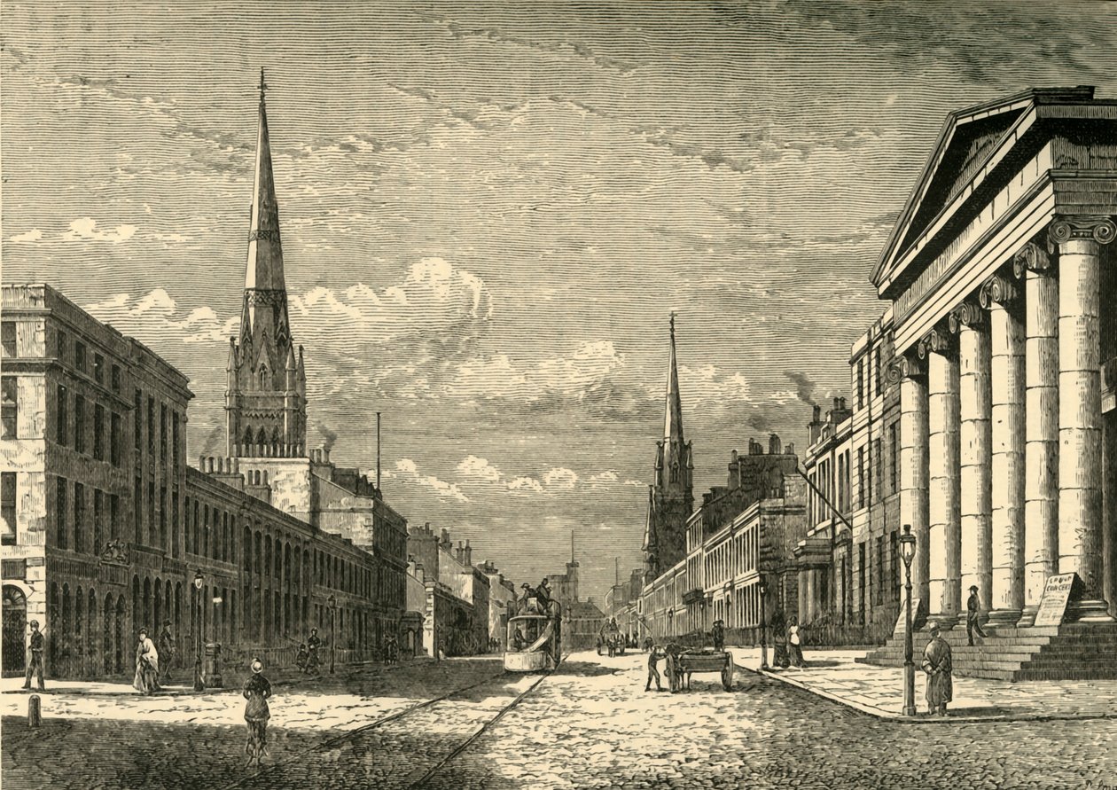 Union Street, Aberdeen, 1898. alkotó: Unbekannt