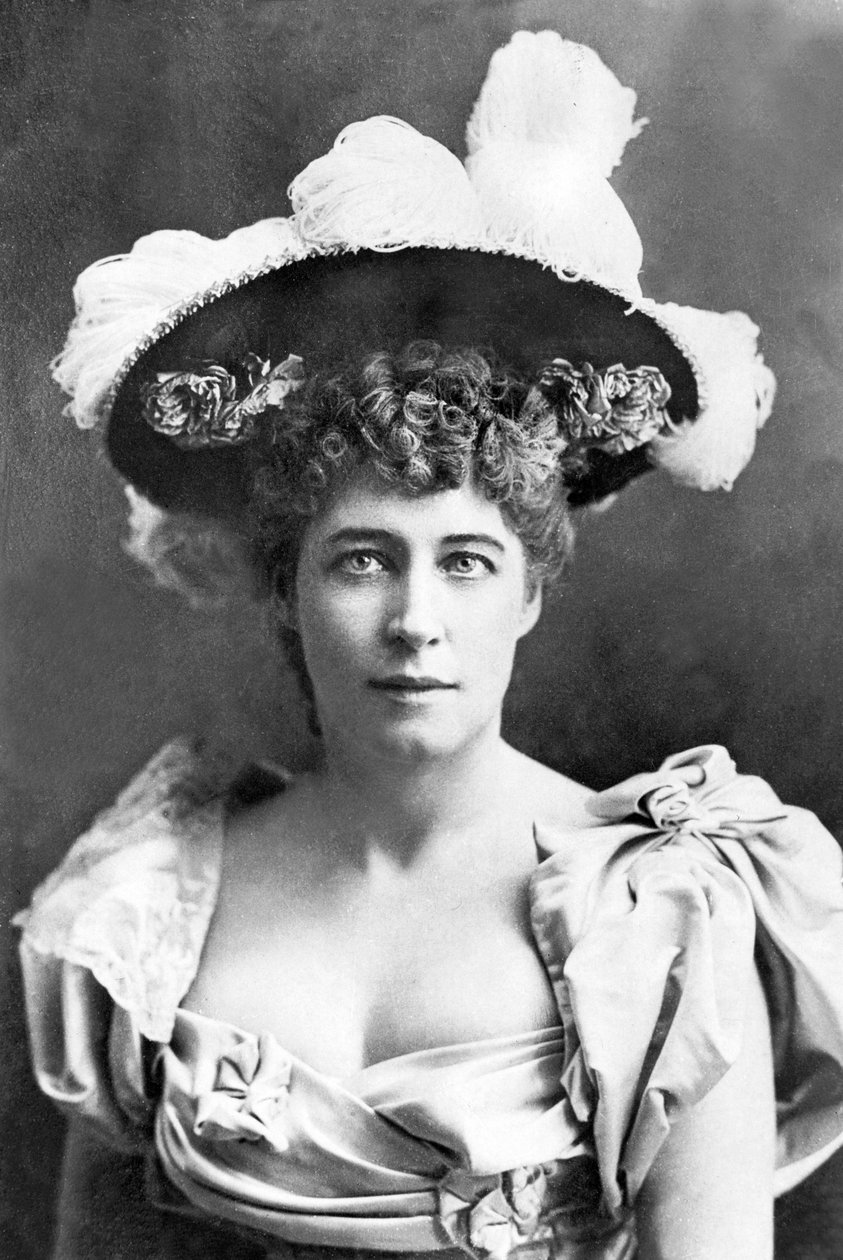 Egyesült Királyság: Lily Langtry portréja – c1902 alkotó: Unbekannt