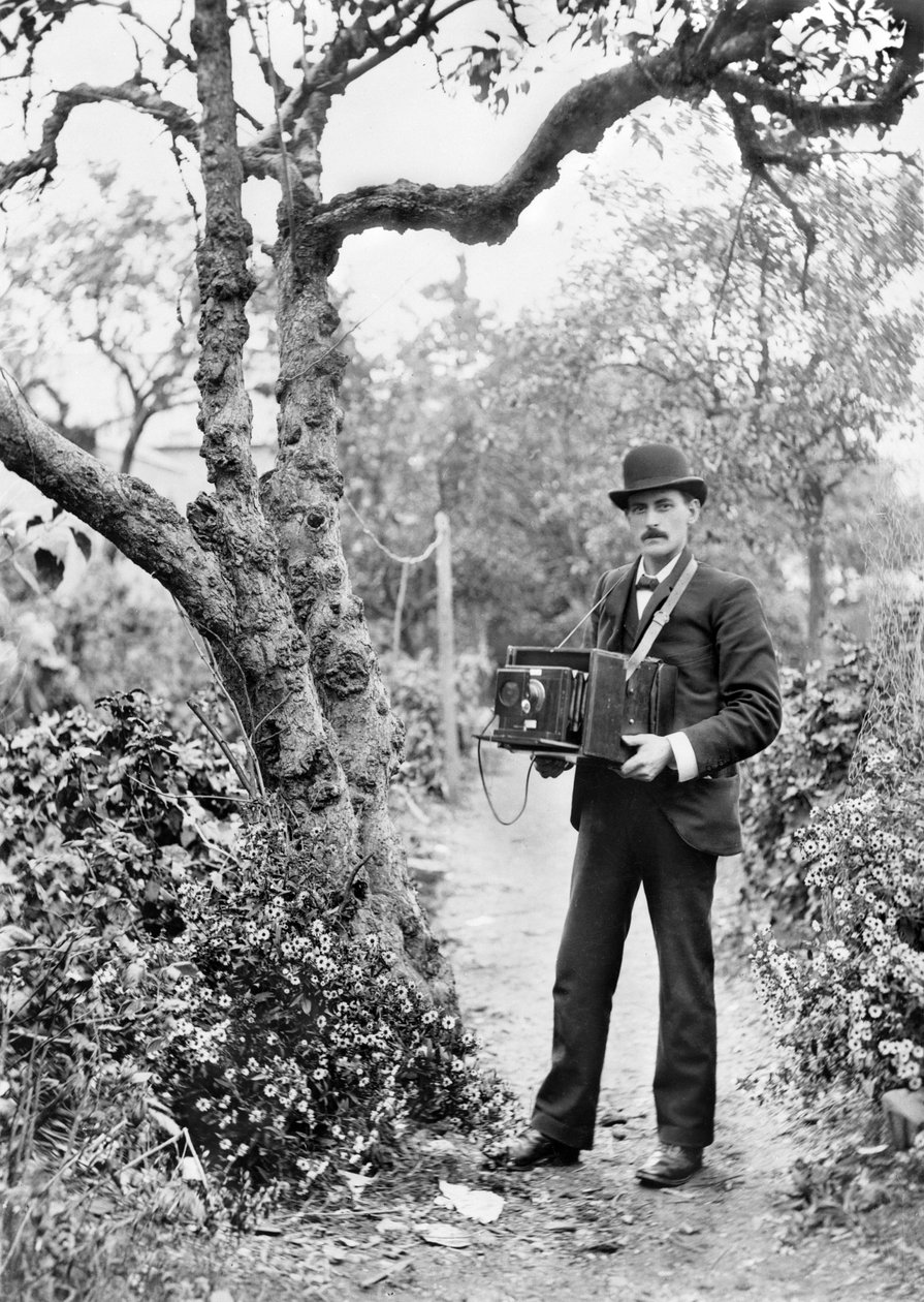 Egyesült Királyság: JT Newman fotós tányérkamerájával. c1890 alkotó: Unbekannt