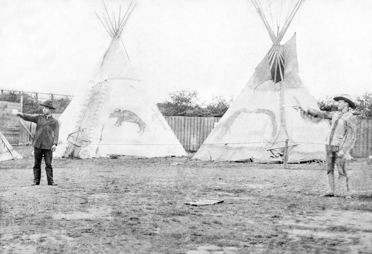 Egyesült Államok: Buffalo Bill vadnyugati bemutatója – c1880 alkotó: Unbekannt