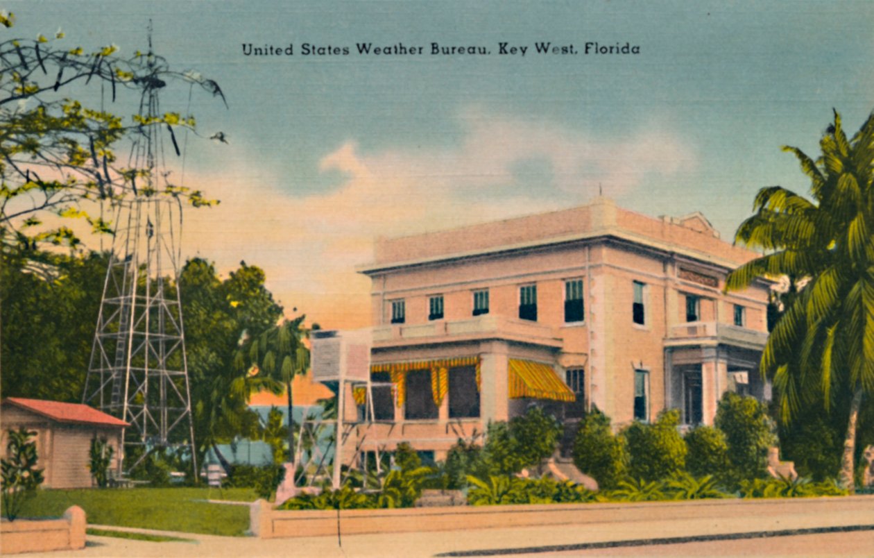 Egyesült Államok Meteorológiai Iroda, Key West, Florida, 1940-es évek alkotó: Unbekannt