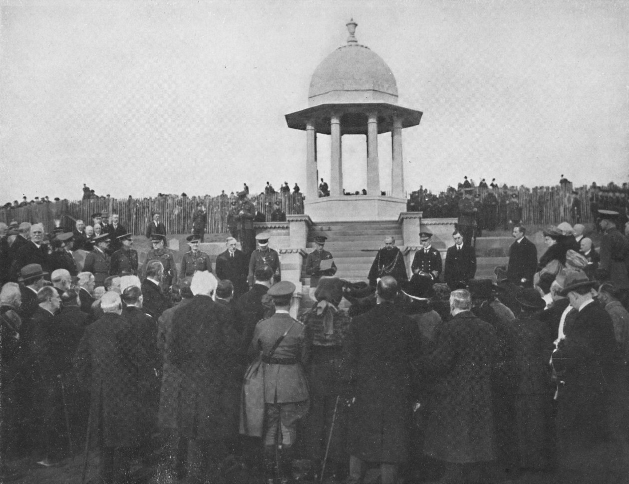 A Chattri leleplezése H.R.H. A walesi herceg, 1921. február 1., 1939 alkotó: Unbekannt