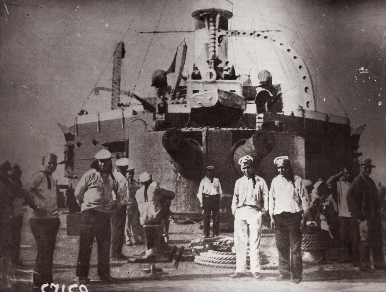 Felkelés a Potemkin csatahajón, Konstanca, Románia, 1905 alkotó: Unbekannt