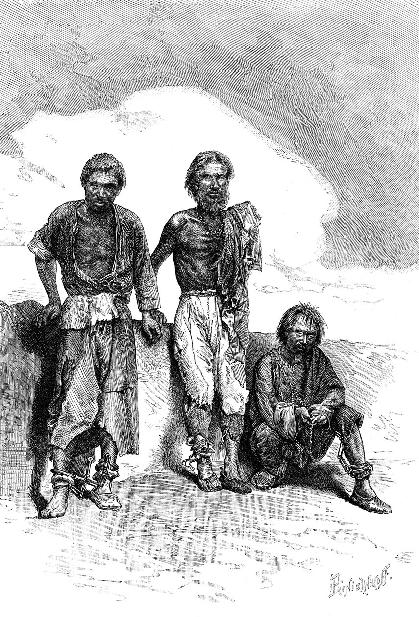 Vagrant Convicts, Kína, c1890 alkotó: Unbekannt