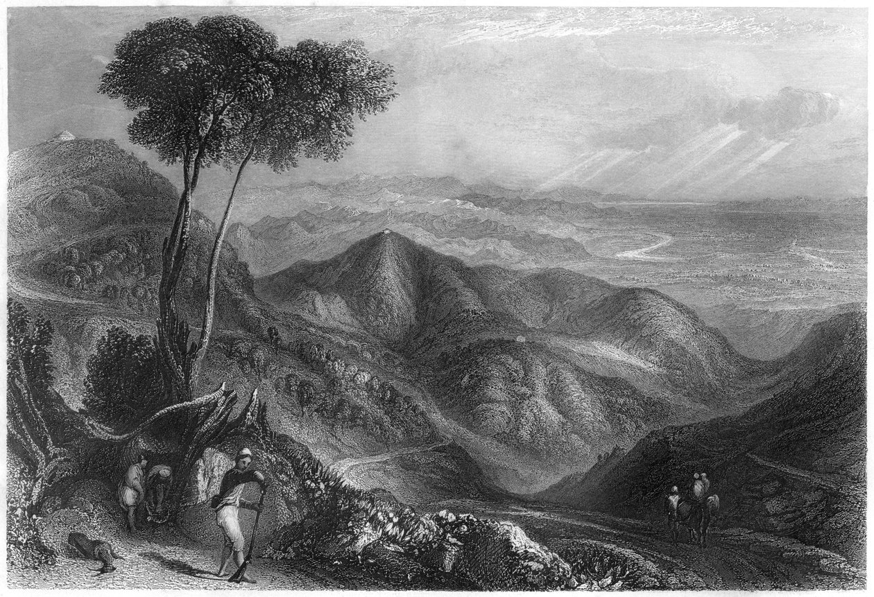 Dhoon völgye, Himalája hegység, 1860 körül alkotó: Unbekannt