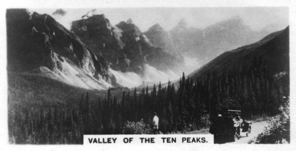 Valley of the Ten Peaks, Banff Nemzeti Park, Alberta, Kanada, 1920-as évek alkotó: Unbekannt