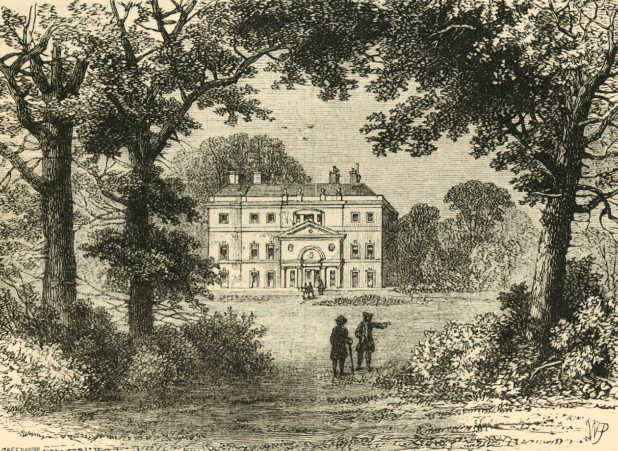 Vane House, 1800-ban, c1876. alkotó: Unbekannt