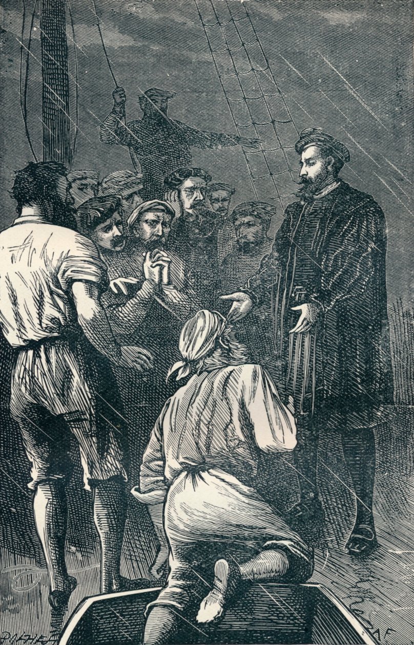 Vasco da Gama nem hajlandó visszafordulni, 1904 alkotó: Unbekannt