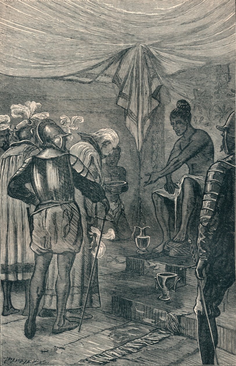 Vasco da Gama meglátogatja a királyt, 1904 alkotó: Unbekannt