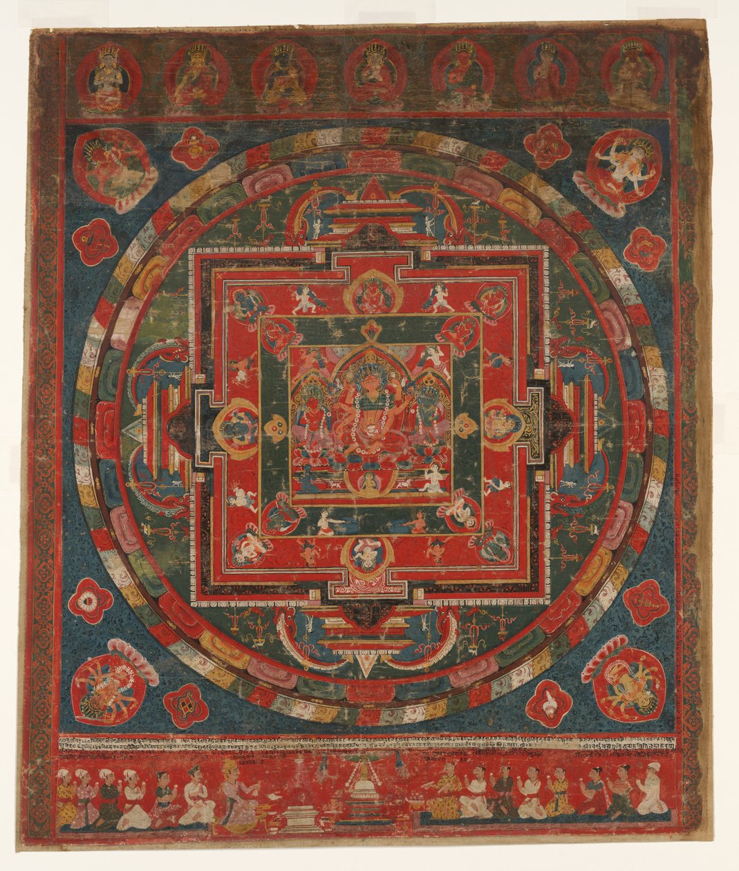Vasudhara Mandala, 1777-es Samvat 897-re keltezve. alkotó: Unbekannt