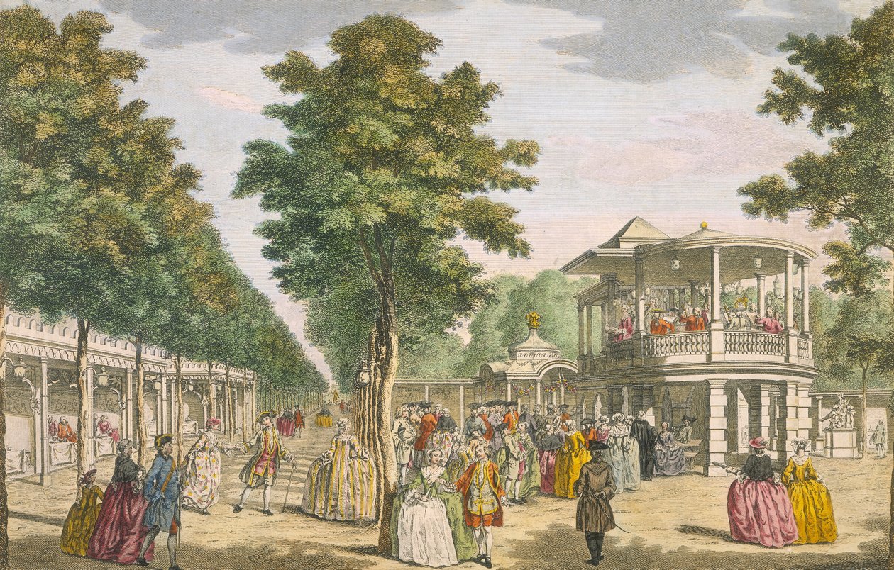 Vauxhall Gardens, Lambeth, 18. század alkotó: Unbekannt