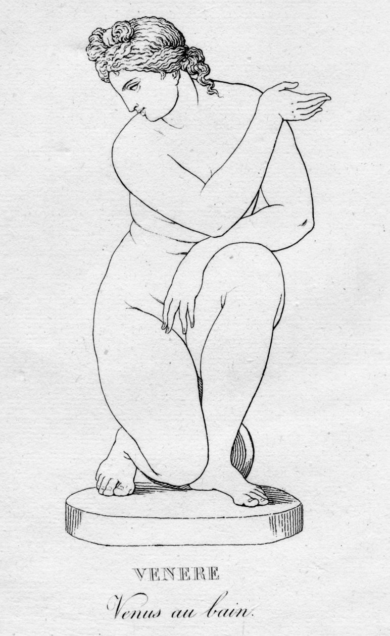 Venere Venus a fürdőben, 1850 alkotó: Unbekannt