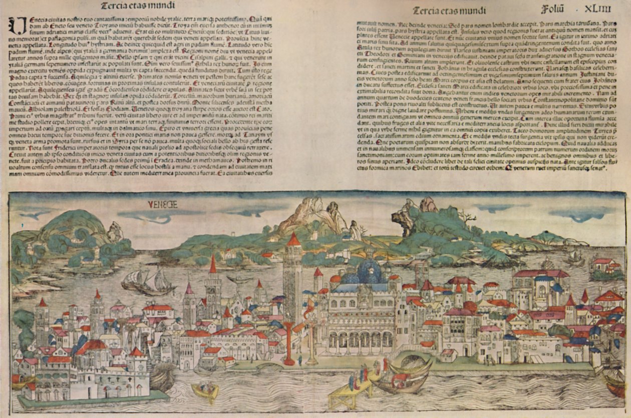 Velence 1493-ban, 1925-ben. alkotó: Unbekannt
