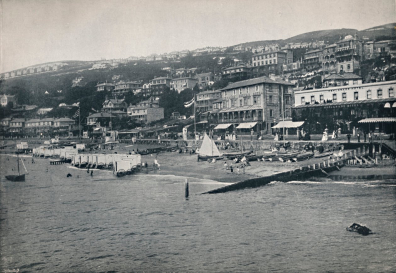 Ventnor – Panoráma a tengerről, 1895 alkotó: Unbekannt