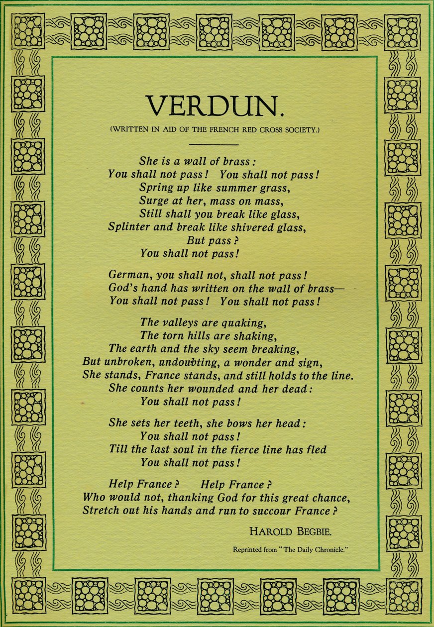 Verdun, 1916 alkotó: Unbekannt