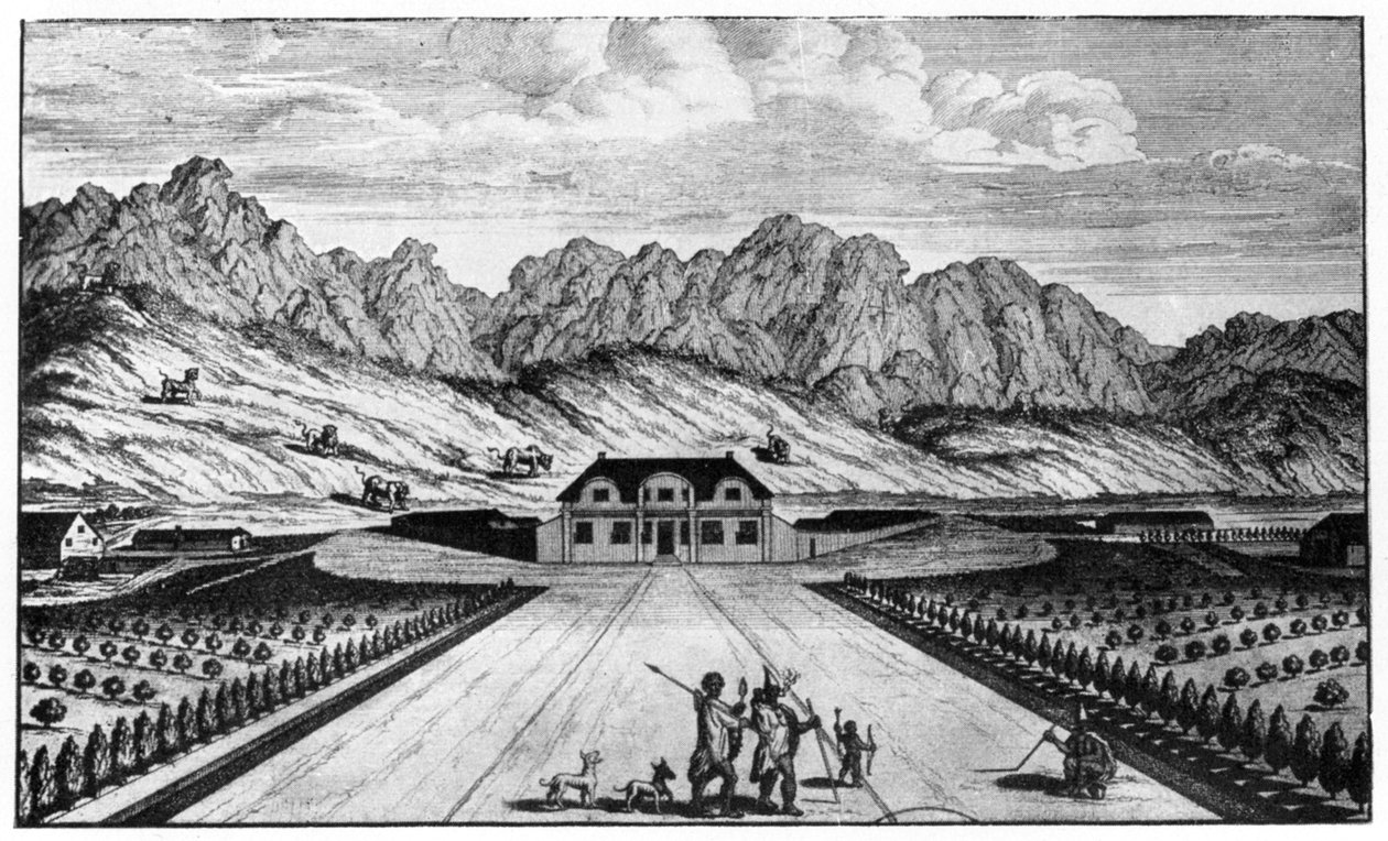 Vergelegen borbirtok, Dél-Afrika, 18. század 1931 alkotó: Unbekannt