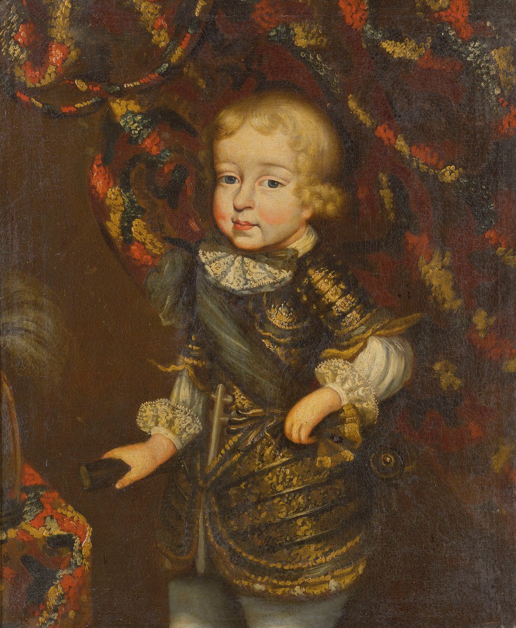 I. Viktor Amadeus 1587-1637, Savoyai herceg, csecsemőként, XVII. alkotó: Unbekannt