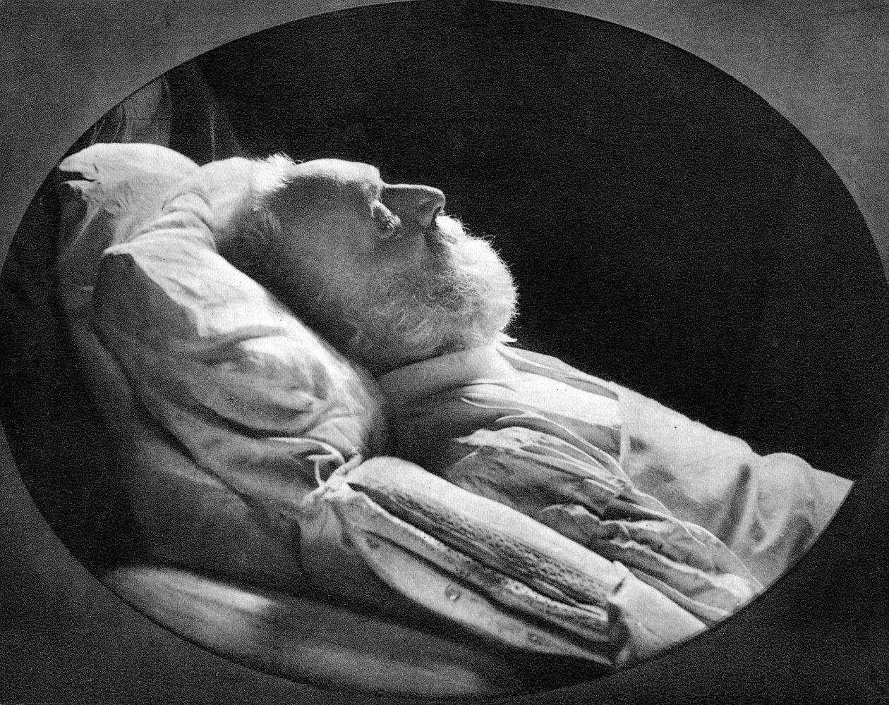 Victor Hugo francia író halálos ágyán, 1885. május 22-én alkotó: Unbekannt
