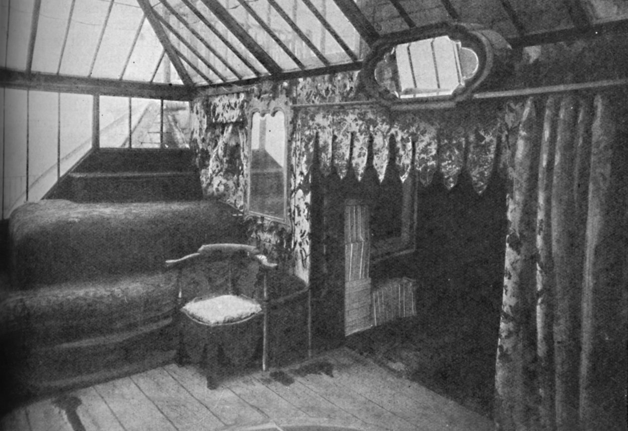 Victor Hugos tanulmánya a Hauteville House-ban – A szoba, amelyben a nyomorultakat írták, 1925 alkotó: Unbekannt