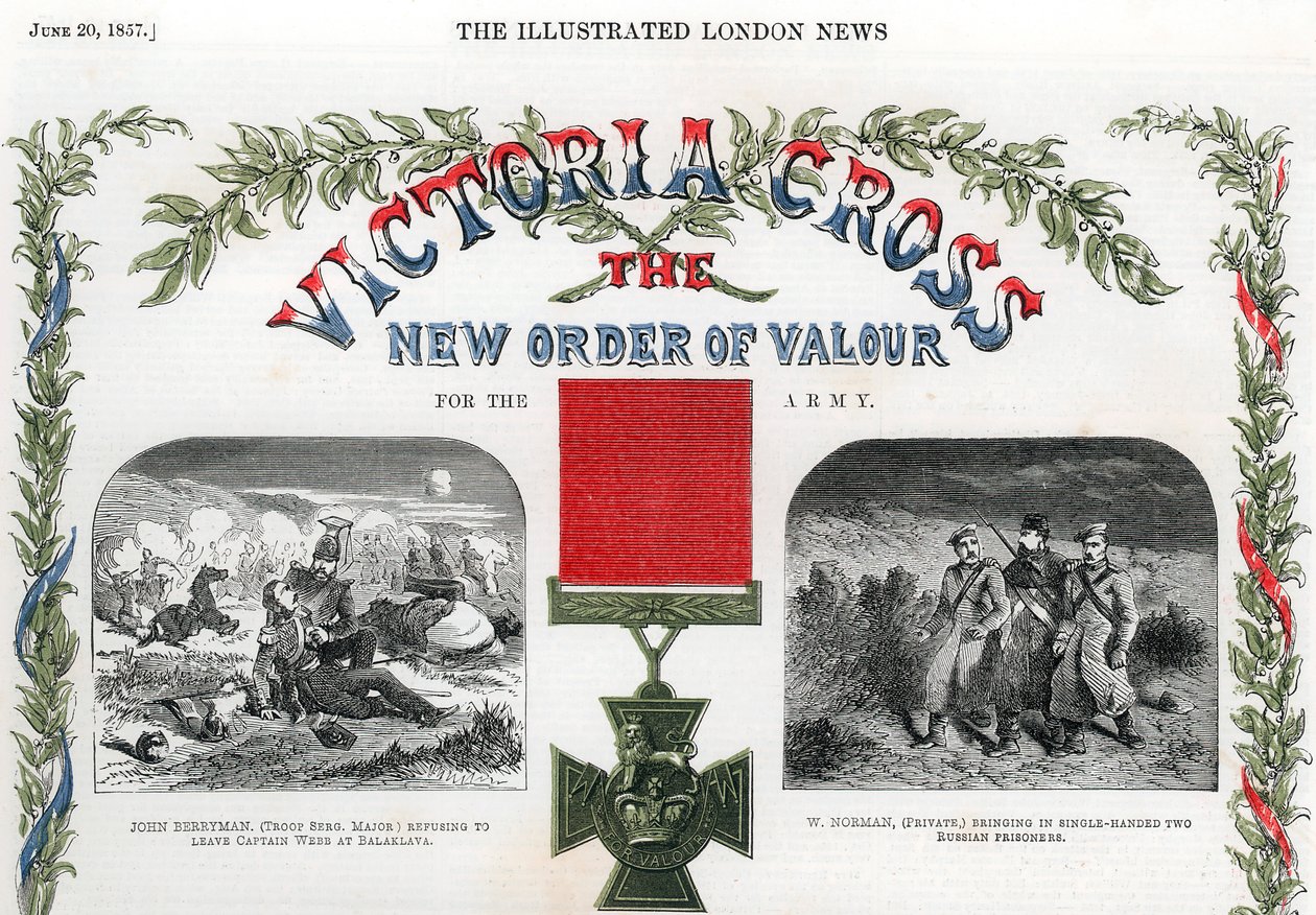 Victoria Cross, brit vitézségdíj, 1857 alkotó: Unbekannt